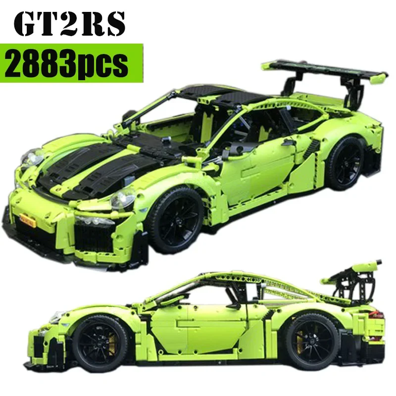 

New MOC-59398 2883PCS super sports car GT2RS model Building Blocks Bricks DIY boys' assembled toys children's Christmas gifts