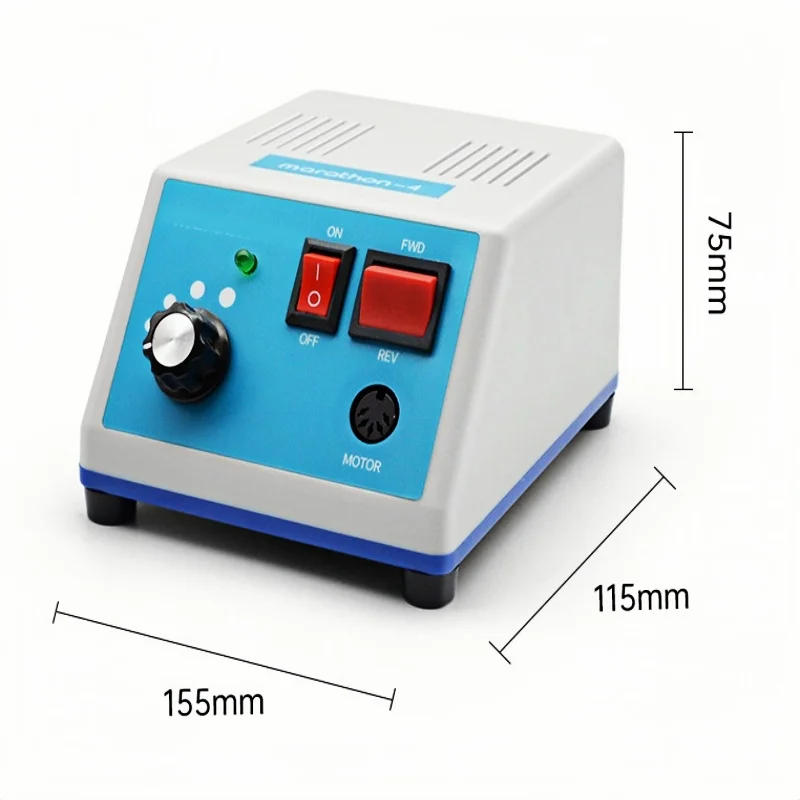 Dental laboratory strong 210 micromotor 35K per minute+polishing kit/nail polisher