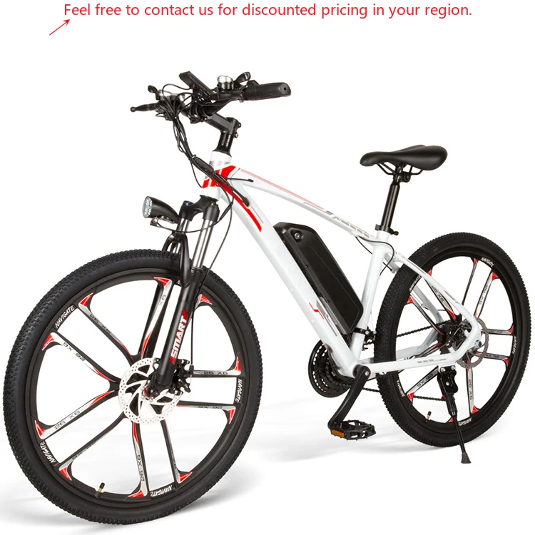 

Wholesale 26inch 48V 350W EBIKE Front Suspension Cheap Electric Bike 26x1.95 Electric Mountain Bike Bicicletta-elettrica- 500w