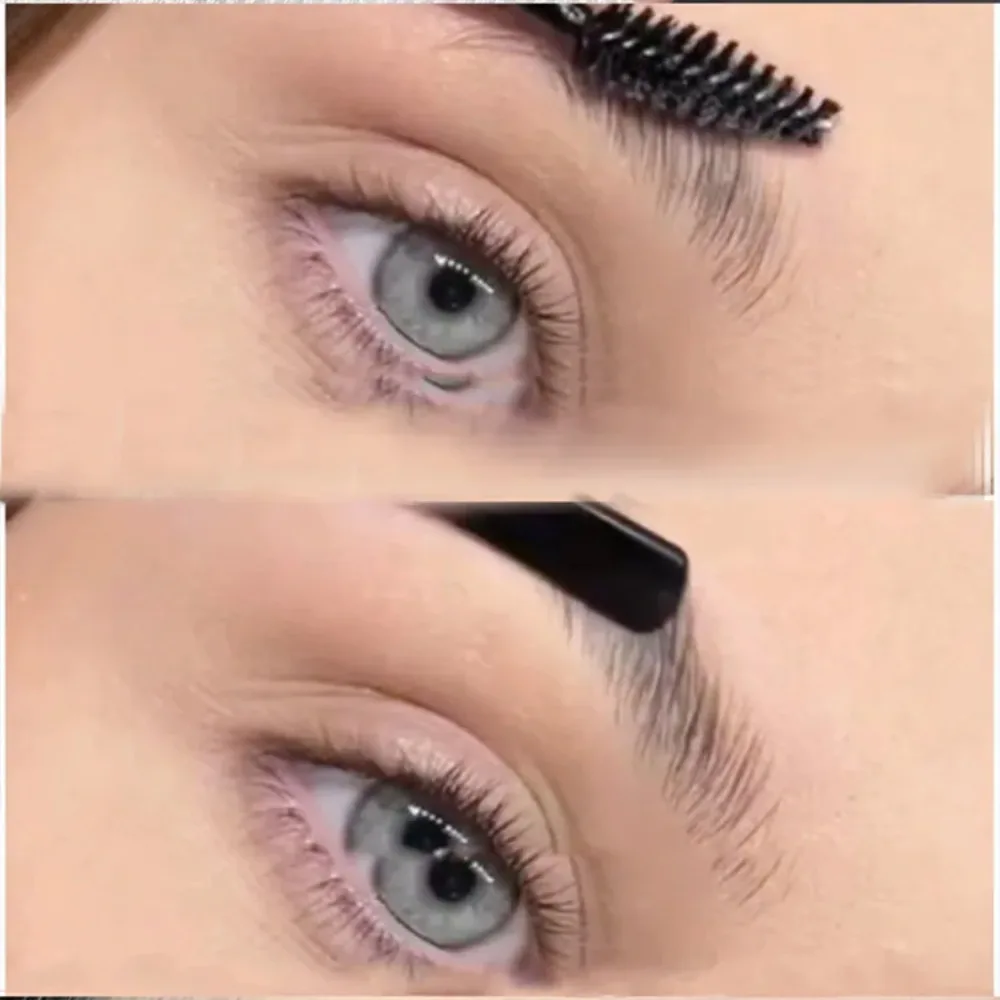 4 pz/set Gel Texture Crema Modellante Per Sopracciglia A Lunga Durata con Pennello 3D Cera Modellante Per Sopracciglia Trasparente Rinfrescante Impermeabile