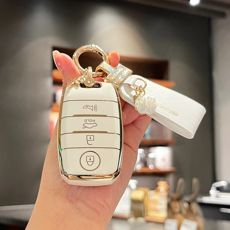 Умный пульт дистанционного управления из ТПУ для автомобильного ключа, оболочка для 2014 2015 2016 2017 2018 2019 Kia Sportage Sorento Rio Sedona Soul Niro Forte Умный пульт дистанционного управления из ТПУ для автомобильного ключа, оболочка для 2014 2015 2016 2017 2018 2019 Kia Sportage Sorento Rio Sedona Soul Niro Forte