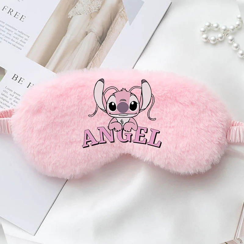 Masque pour les yeux en peluche Anime pour enfants, patch pour les yeux, accessoires décontractés, dessin animé mignon, garçons et filles, cadeaux de Noël, CAN o Stitch, 2025