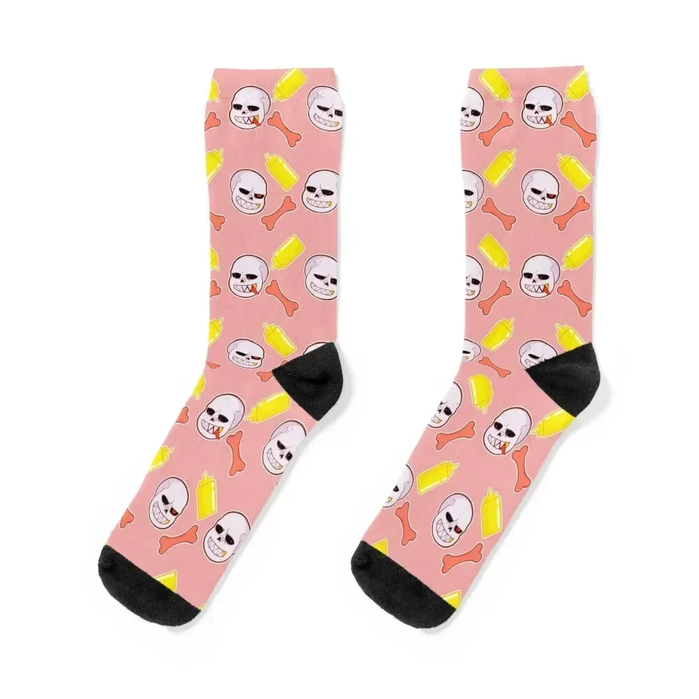 

Underfell Sans Pattern Socks football kawaii hiphop professional running Socks Women's Men's