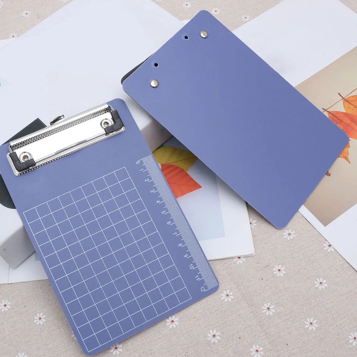 

3Pcs Plastic Writing Clipboard A6 Size Rounded Corners Easy Clip Function Lightweight Portable for Students Teachers Office