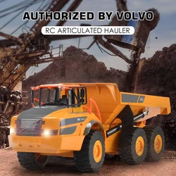 DOUBLE E E581 1:26 Radio Controlled Car RC Truck Dumper Tractor Consruction Engineering Excavator Vehicle Toys for Boys Kid Gift