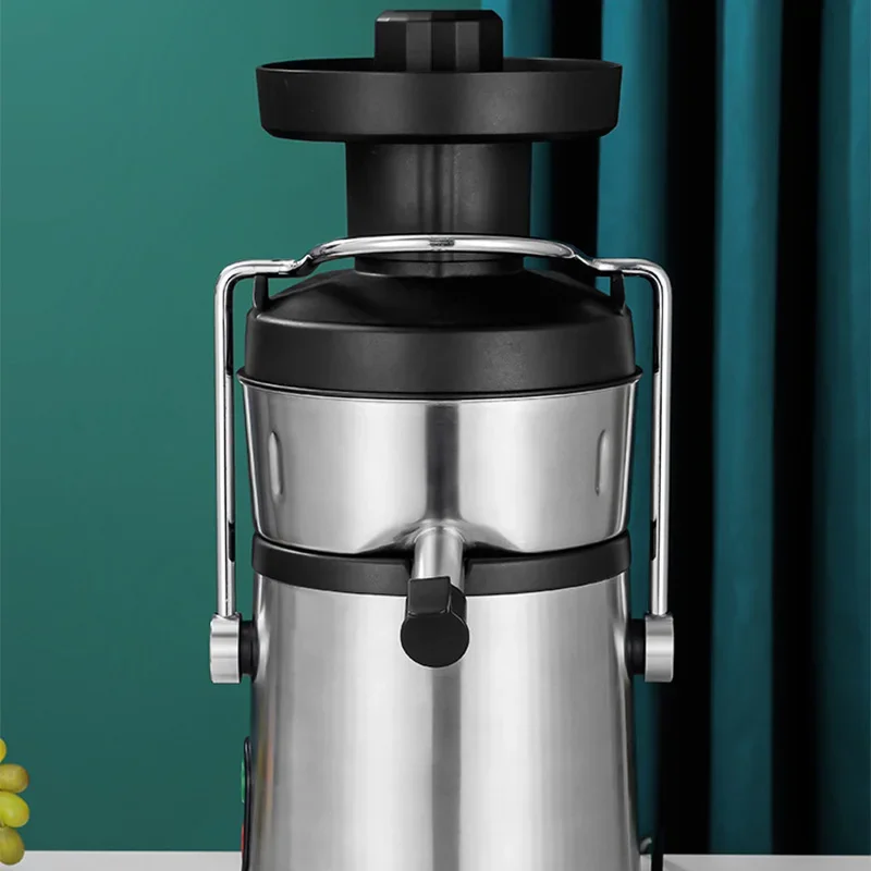 800W Commercial Juicer, 77MM Feed Chute, Juices Apples, Celery, and Carrots, 2L Pulp-Separating Juicer, Modular Design