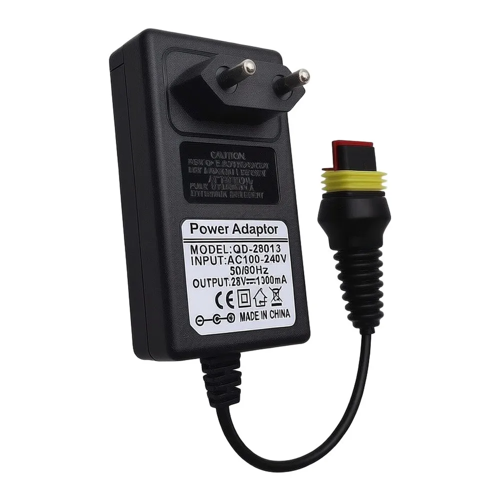 28V 1.3A Power Adapter for Robotic Lawnmowers 105 305 310 315 315X 405X 415X R50Li R70Li R75Li with 20cm Cable