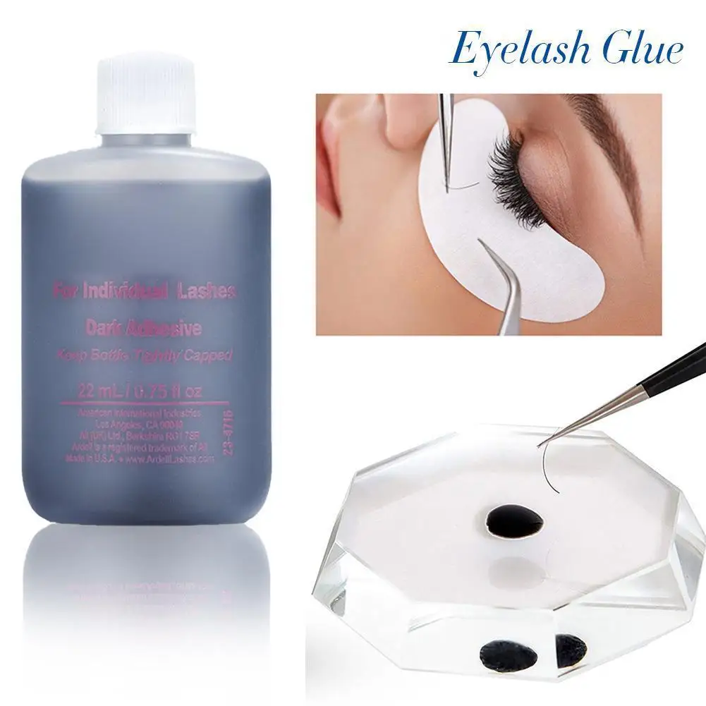 22ml gepfropfte Wimpern Kleber verlängerung Wimpern schnell trocknender starker Wimpern kleber Wimpern transparente weiße selbst klebende Make-up-Werkzeuge