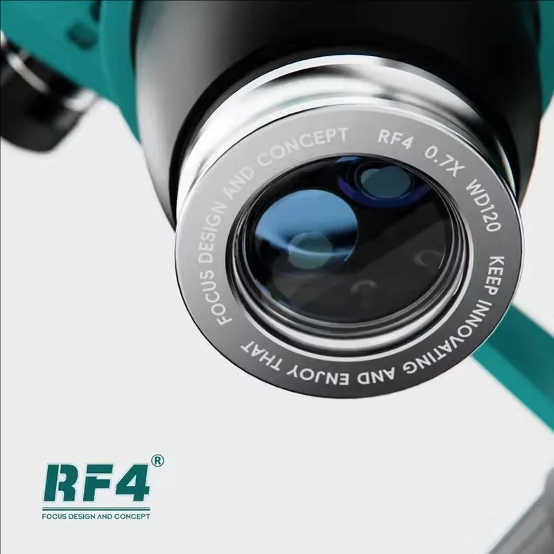RF4 WD165 0.5X 0.7X 0.48X Auxiliary Microscope Lens Increase The Working Distance Of The Trinocular Stereo Microscope