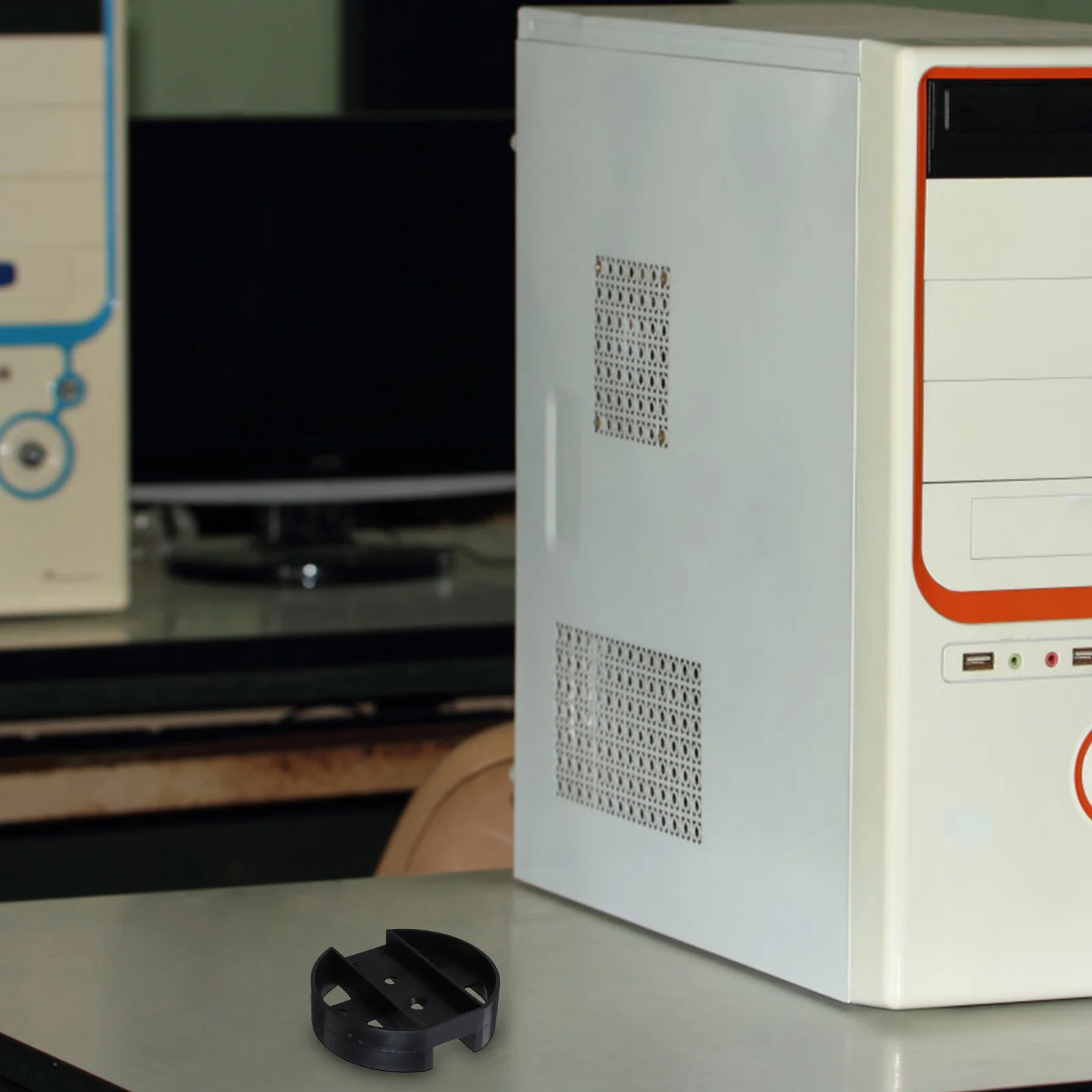 

20 шт. компьютерная башня, регулируемый держатель для ПК для домашнего офиса, вращающаяся подставка для процессора под столом, напольная подставка для мобильного компьютера