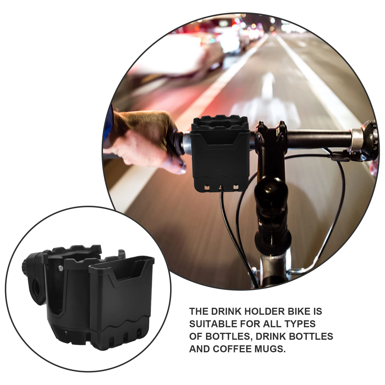 

Walker Cup Holder Rolling 2 1 Water Bottle Wheelchair Abs Plastic Sturdy Adjustable Universal Bike Care Accessories