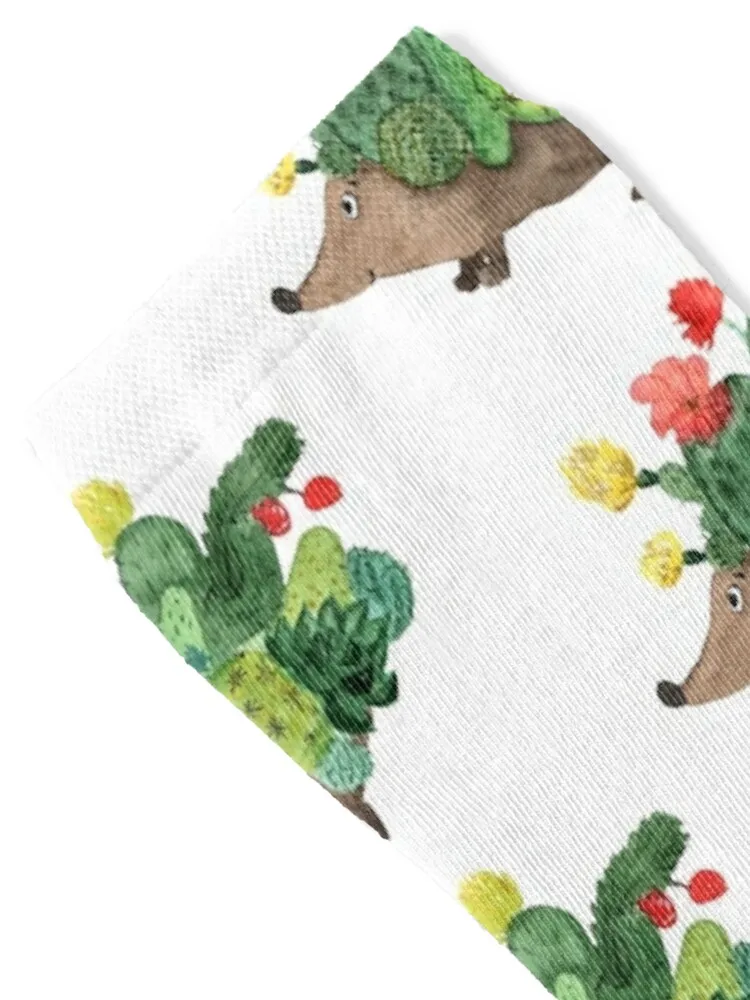 الصبار القنفذ الجوارب عيد الميلاد تخزين الجري جوارب رياضية مخصصة رجل إمرأة #2