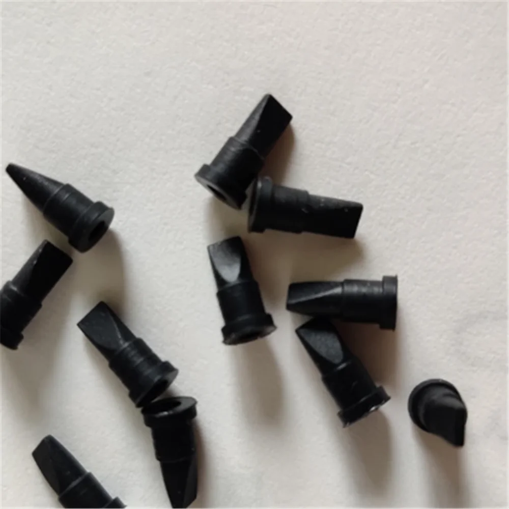 

Mini black silicone duckbill valve one-way check valve 5*2.2*10MM