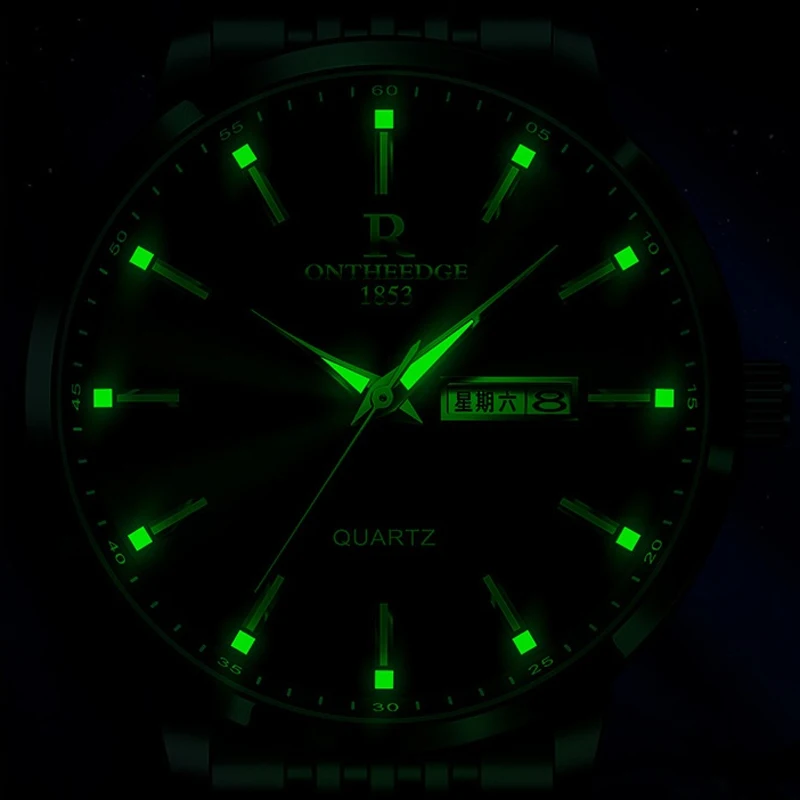 Luxury Quartz Watch For Man Waterproof Luminous Date Men Wrist Watch Stainless Steel Sport Men's Watches Male Relogio Masculino