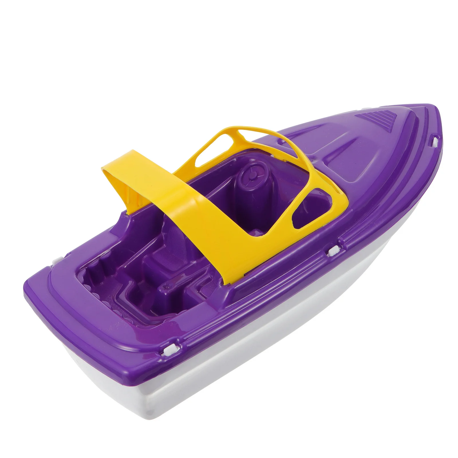 1個入り砂浜遊びセット 可愛いプラスチック製レースボート お風呂で浮かぶスピードボート 子供用プール水遊び用プラスチック製スピードボートおもちゃ