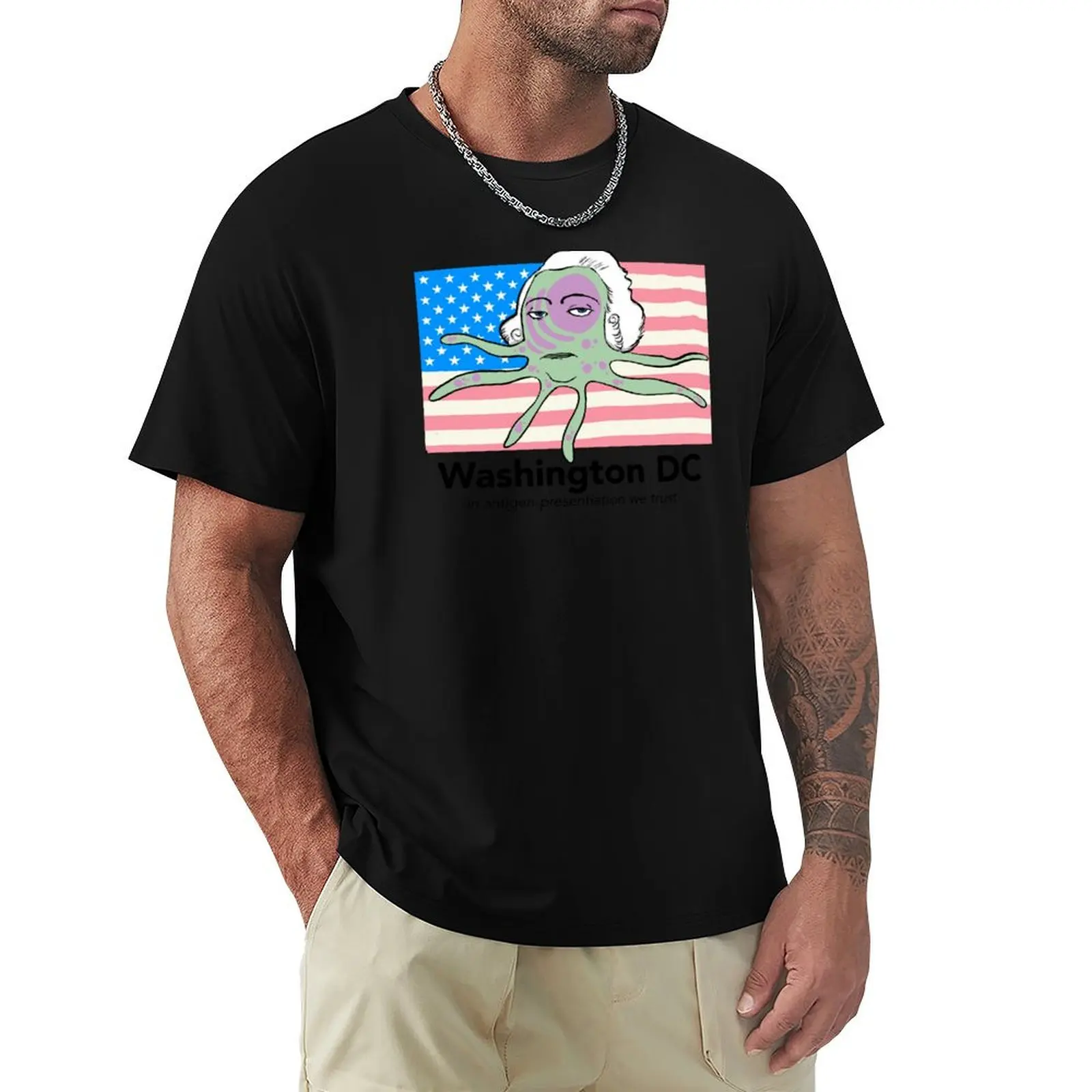 Star spangled dendrite T-Shirt t shirt man casual T-Shirt
