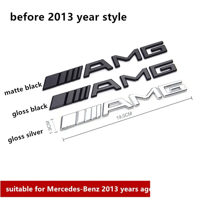 자동차 엠블럼 배지 AMG 스티커, 메르세데스 벤츠 AMG A B C E G CLA GLK 클래스 W221 W212 W213 W176 W205 W177 X253 장식, 3D ABD