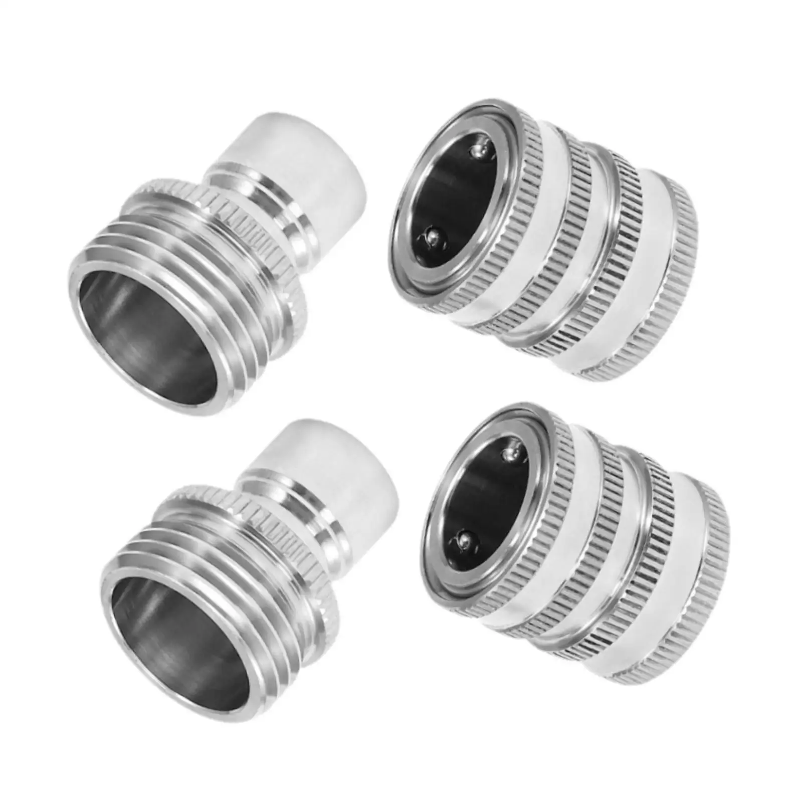 Quick Release Water Hose Fitting Durable Stainless Steel Direct Replacement Repair Parts for Garden Irrigation