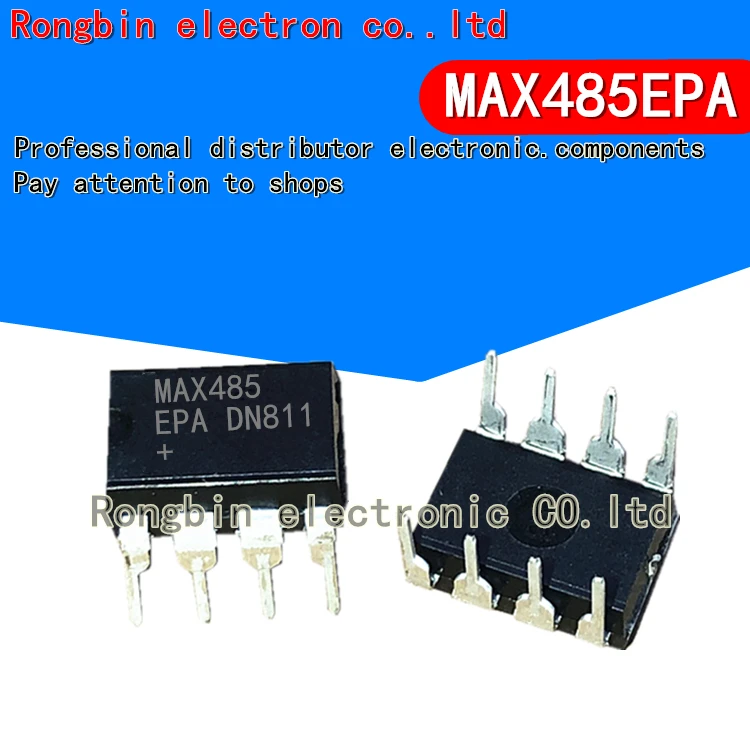 10PCS NEW MAX485CPA MAX485EPA DIP8 Straight plug-in, transceiver IC