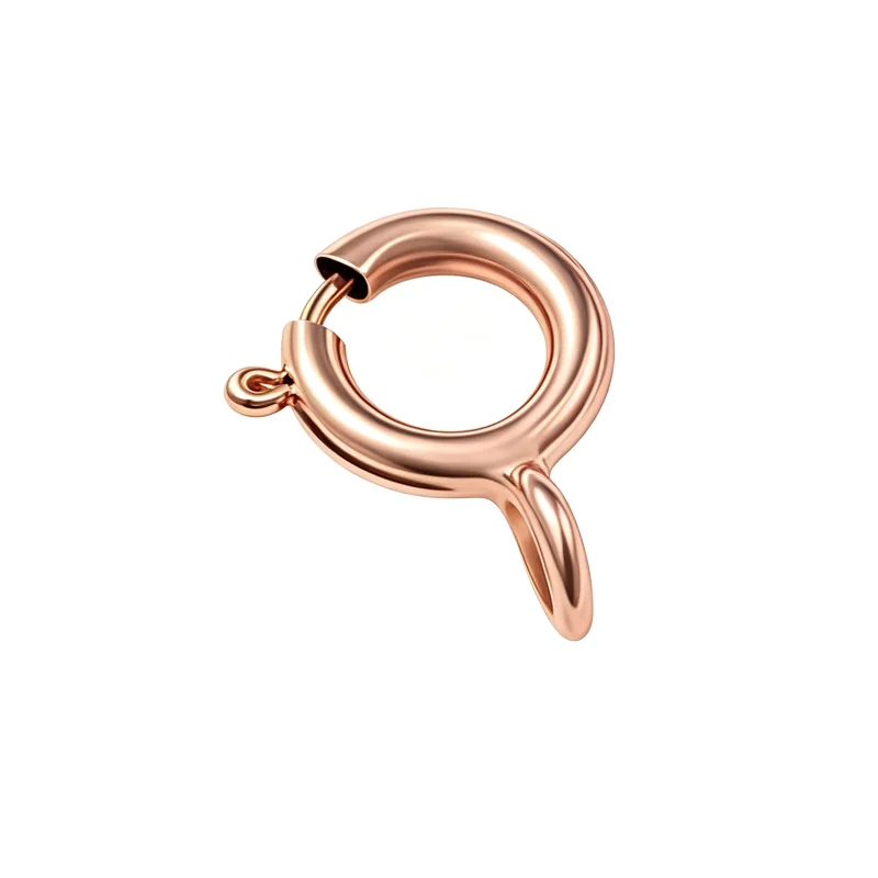 10pcs/lot Gold Plated Lobster Clasps Round Claw SpringClasps Hooks for Bracelet Necklace ConnectorsDIY Jewelry Making - view 6