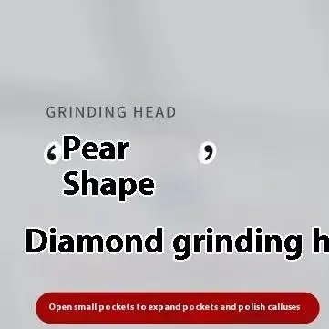 1 Uds. Brocas de llama para uñas, fresas de diamante para manicura, puntas de taladro profesionales de 3/32 pulgadas para uñas, herramientas para quitar cutículas