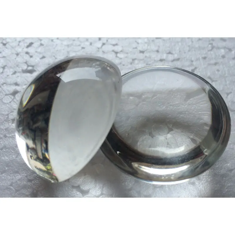 30-100mm Artificial Crystal Semi Spherical Plano Convex Lens Hemisphere Magnifying Glass DIY Craft Gift Paperweight Magnifier1PC
