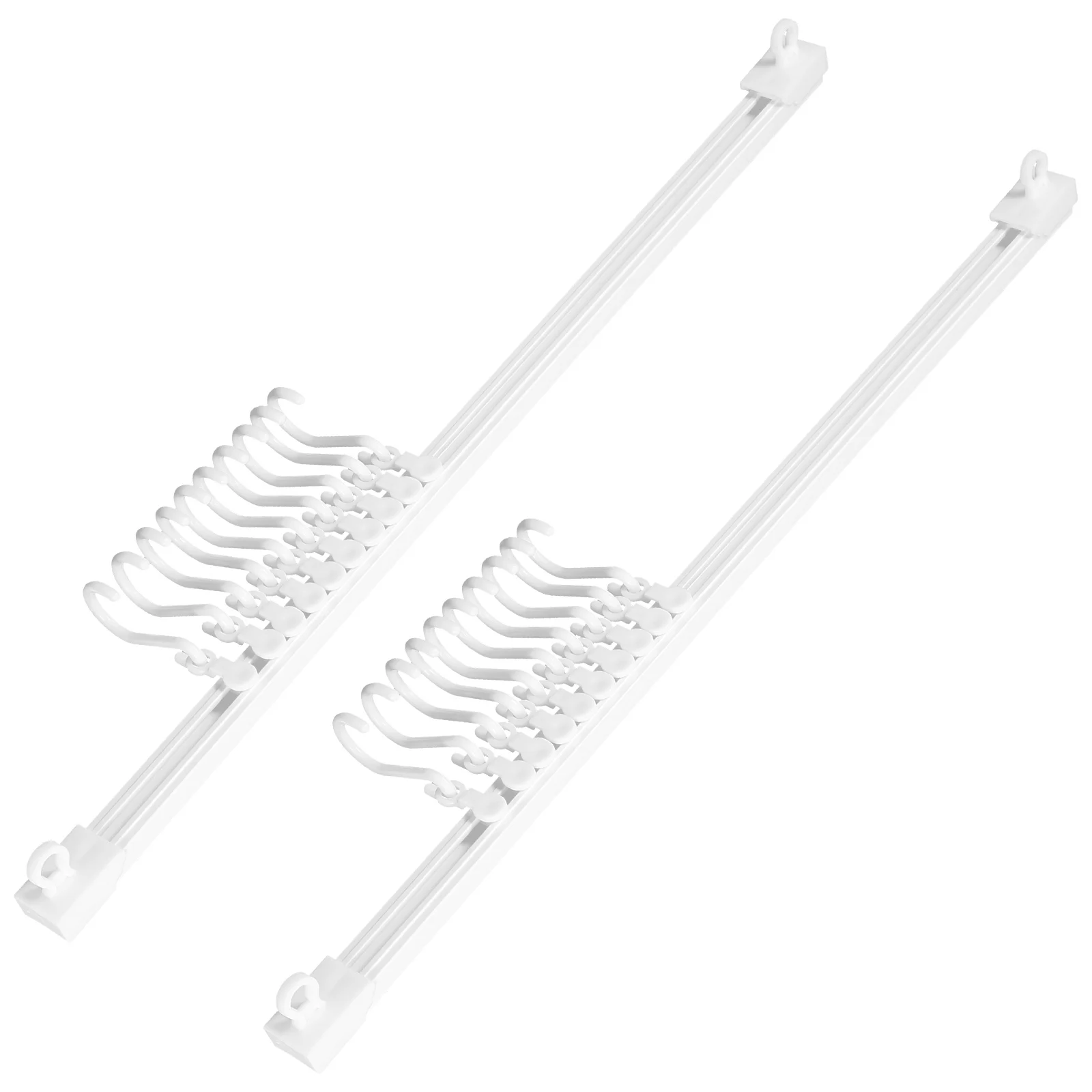 

Cabinet 40CM Sliding Wall Kitchen Utensil Hanger Bathroom Rack Plastic Storage Hook Wall Hook Drilling