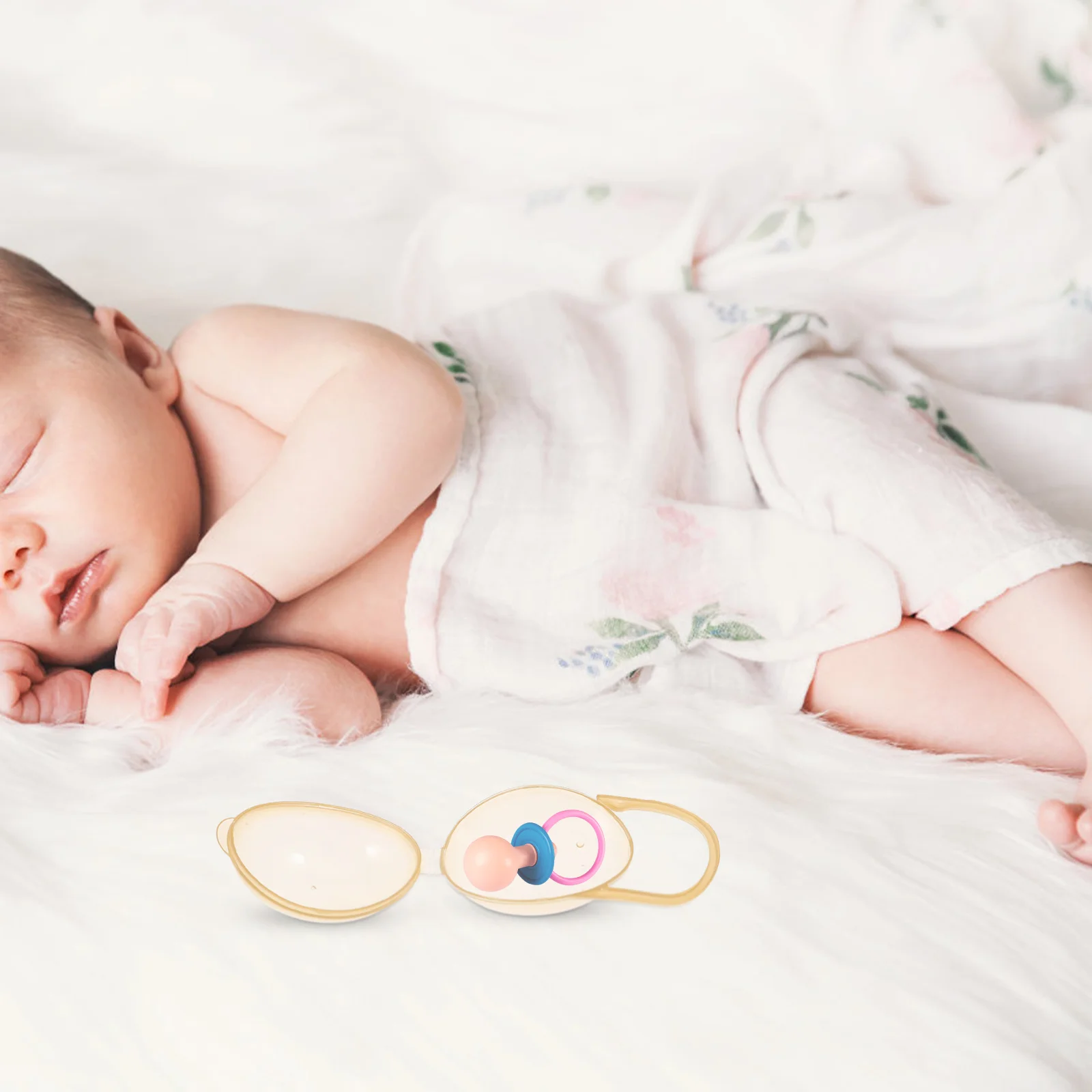 

1 комплект, коробка для детской соски, портативный прозрачный компактный держатель для хранения, дорожный контейнер, чистый держатель для соски для улицы