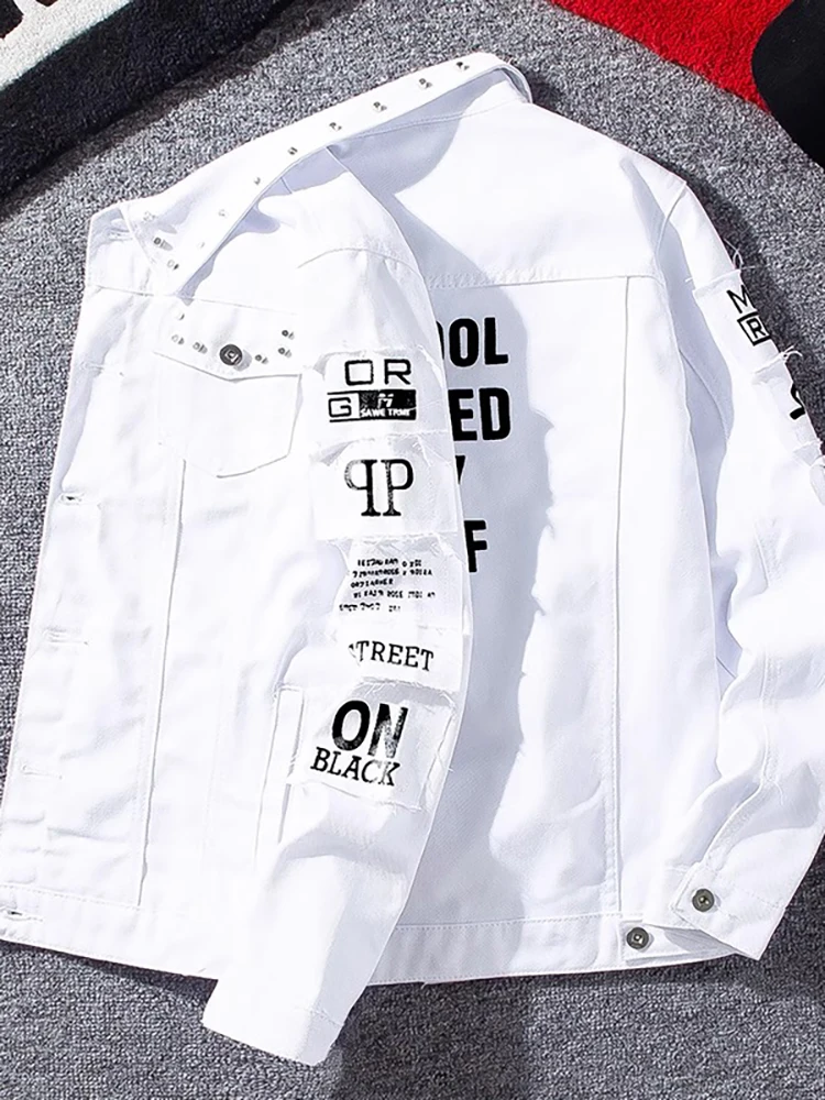 

Мужская джинсовая куртка, весна-осень, новая модная брендовая куртка Haome, высококачественная джинсовая куртка, универсальная корейская версия, модная работа...