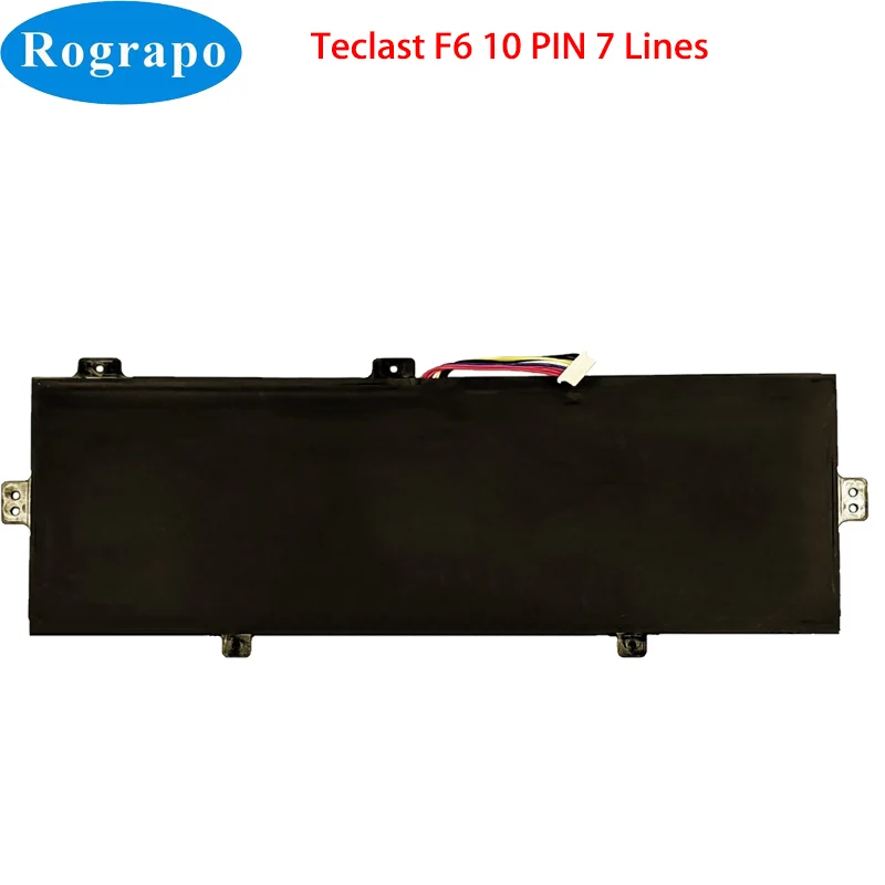 Bateria nova do caderno do portátil de 7.6v 5000mah para teclast f6 com plugue do fio de 10 pinos 7