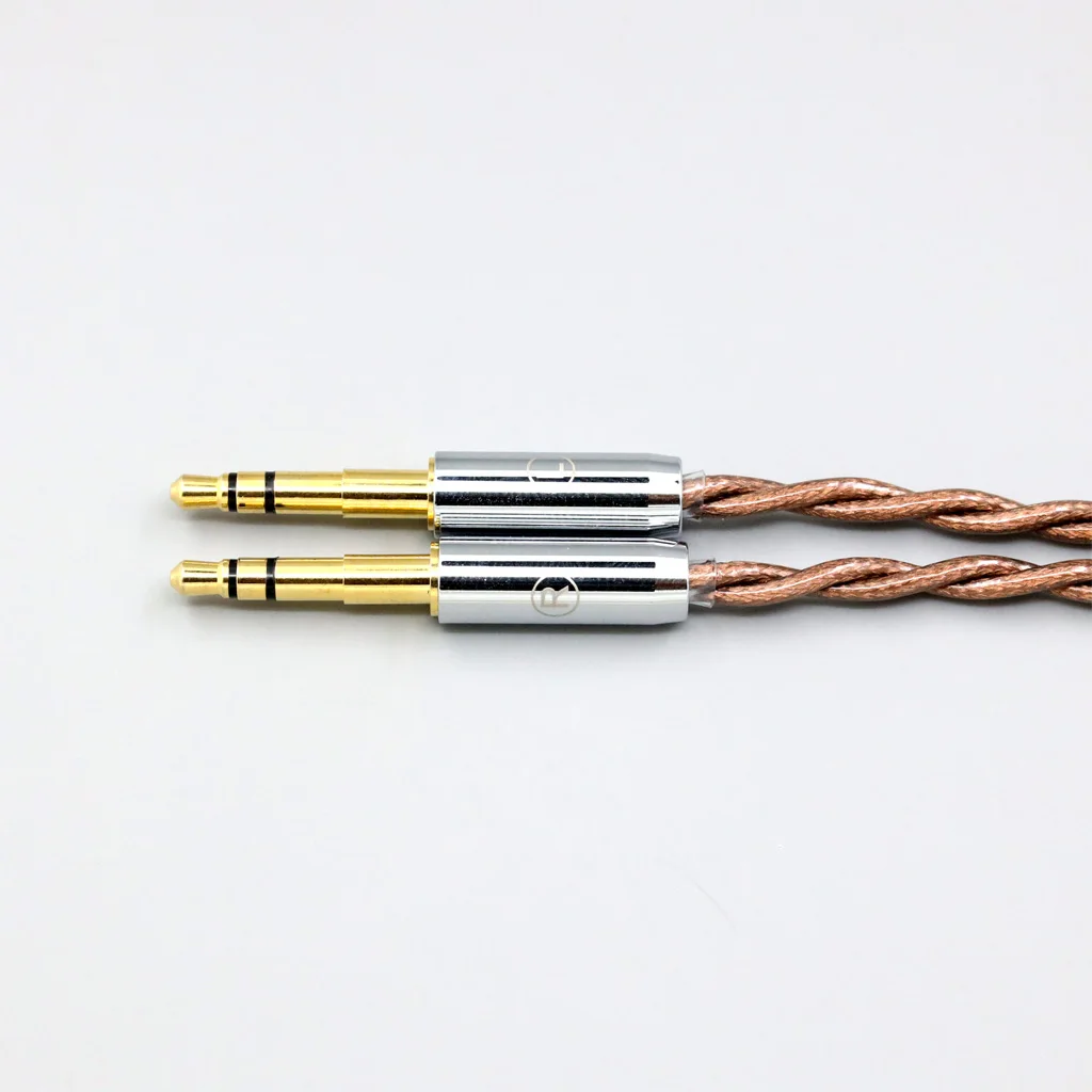 99 % 24 Karat Gold 7n reines Silber Schild Kopfhörerkabel für Final Audio D8000 AFDS Pro Pandora Hope vi Yamaha YH-5000SE LN 008527