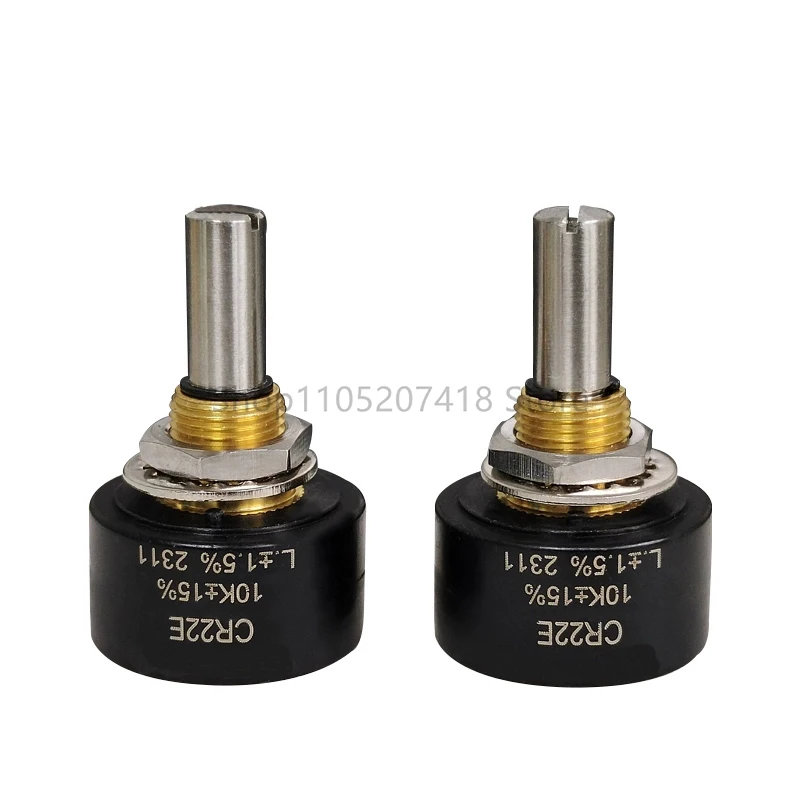 CR22E 1k 2k 5k 10k Conductive Pastic Potentiometer WDD22P1 360 Degree Rotation Replace FCP22E 3Pins 6MM Round Shaft Original
