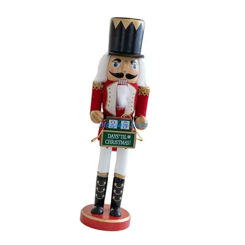 

U2JC Christmas Walnutcracker Nut Cracker Figure Walnut Cracker Puppet Figurine