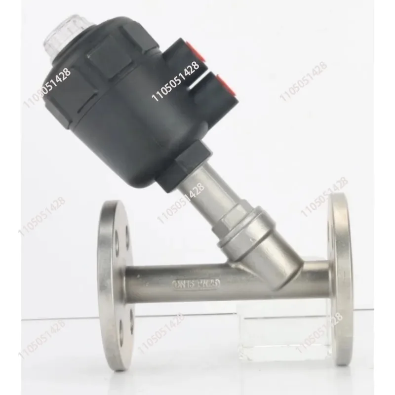 

Pneumatic flange angle seat valve Steam high temperature resistant Y type pneumatic control shut-off valve DN15 20 25