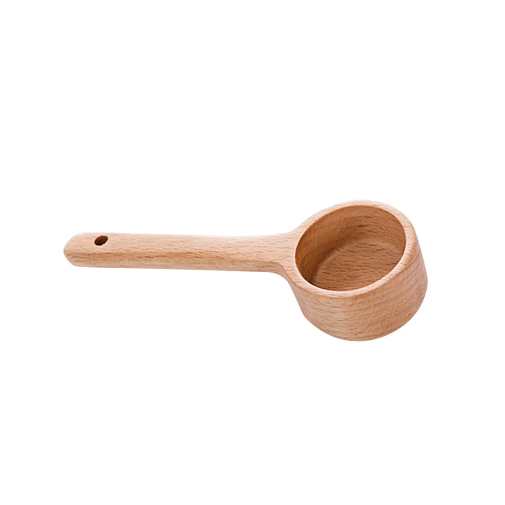 

Long Handle Natural Wooden Spoon Wood Tableware Kitchen Soup Spoon Ladle Scoop for Home Restaurant (Small Size)