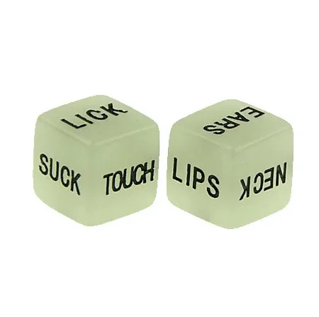 Valentine\'s Day Date Night Dice Gift for Couples Anniversary Romantic Game Dice with Glow Gifts for Boyfriend Husband Girlfriend