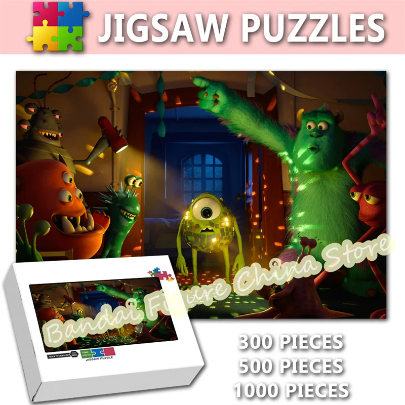 

Disney Pixar Monsters University Jigsaw Puzzle Duncan Monsters Inc. Cartoon Print 300/500/1000 Pieces Puzzle Decompress Toys