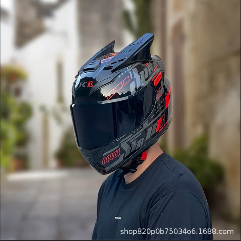 Motorcycle Male Four Seasons Female Knight Motorcycle Electric Vehicle Bluetooth Winter Casco Moto  Full Face Motorbike Helmet