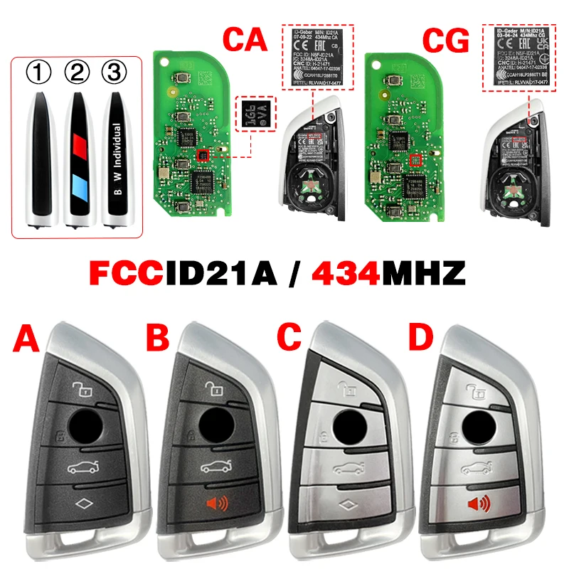 B-MW N5F-ID21A Smart Remote Keyless Tool BDC2 BDC3 Programmer 434MHz 49 Chip Proximity Key Coding for B-MW Z4 G29 Models
