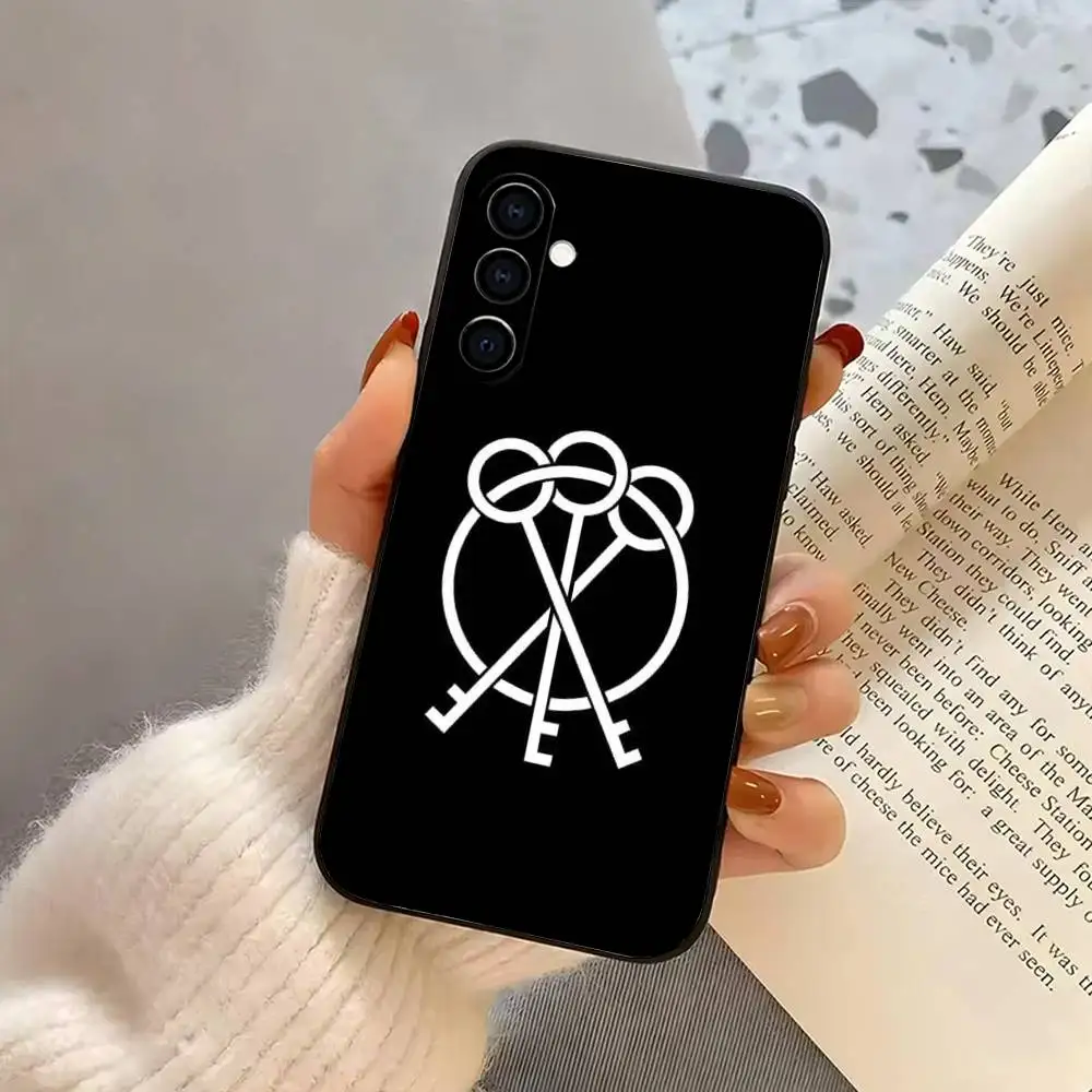 حافظة هاتف رائعة N-NF R-Rapper-es لهاتف سامسونج جالاكسي A73، A72، A71، A70، A53، A52، A51، غطاء أسود ناعم آخر