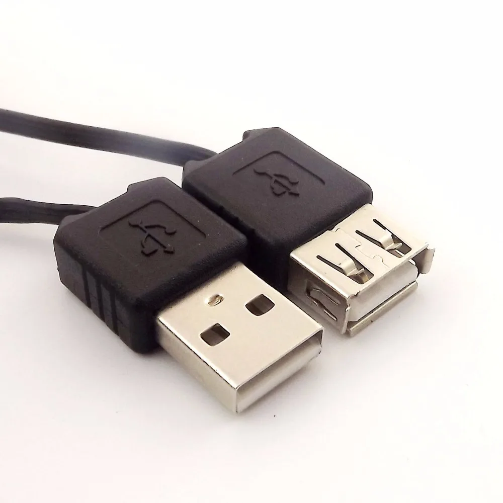 Retractable Data Cable USB Data Cable Portable USB Male-to-Female Interface Data Cable Synchronization Charger Cable for Android