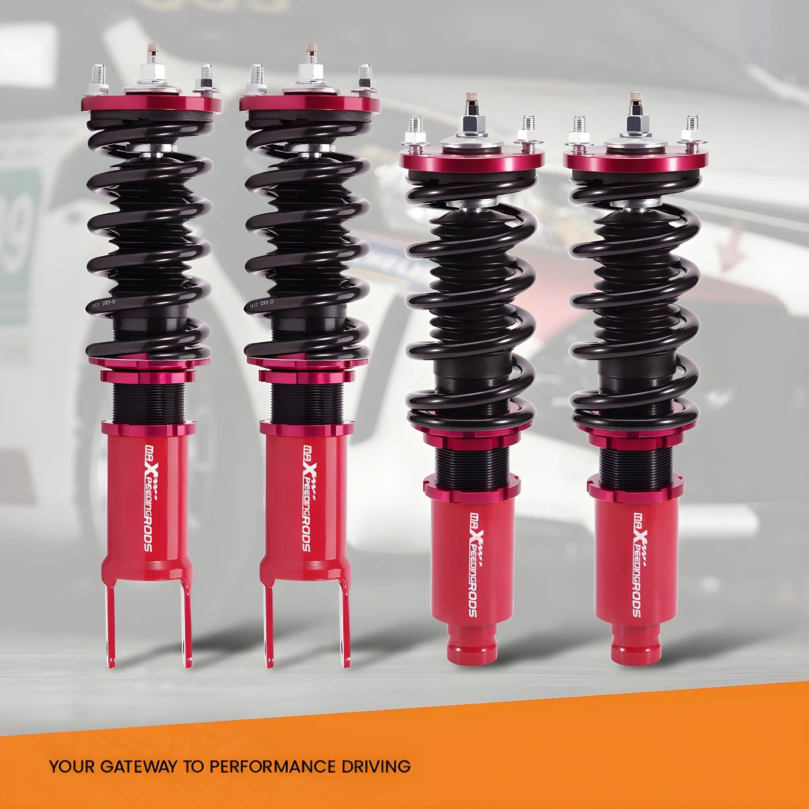 Gewindefahrwerk 24-Wege-Dämpfer Fahrwerksstreben-Set für Honda Civic 1996-2000 Ek Ej Em – Detail 2