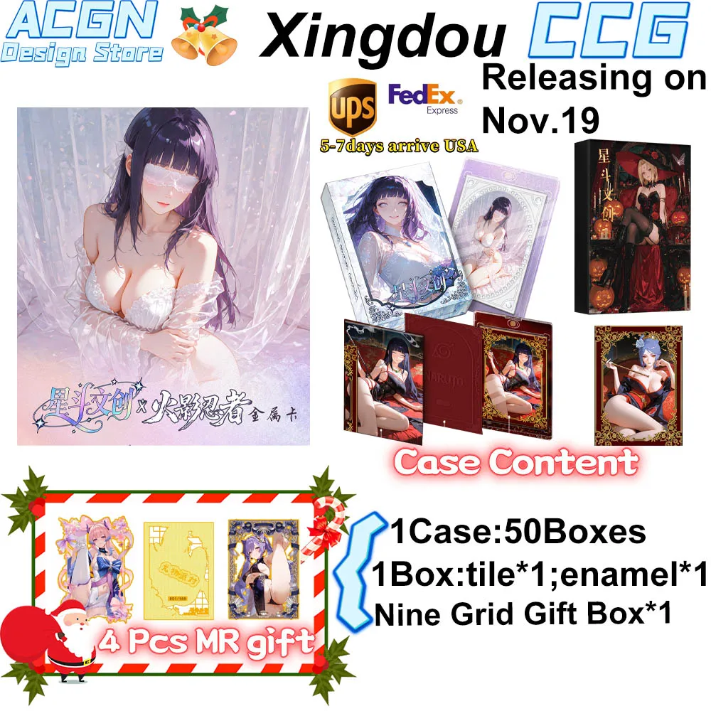 

Wholesale 2025 Latest Xingdou x Naruto Master Set Acrylic Art Paper Character Collection Cards II Gifts for Boys and Girls
