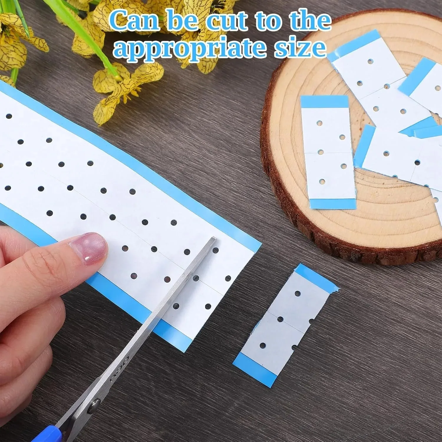 

Blue Wig Tape Double Sided Lace Tapes for Hair Extensions, Breathable Wig Tape Strips for Lace Wigs