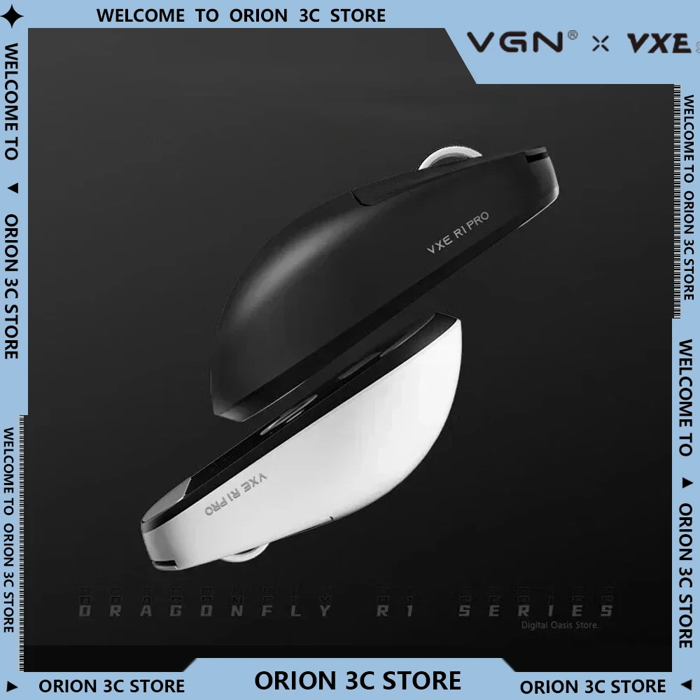 Vgn Vxe Dragonfly R1 R1 Se Pro Max Low Latency Lightweight Mouse Bluetooth Wireless Gaming Mouse  Gamer Accessories Custom Mice