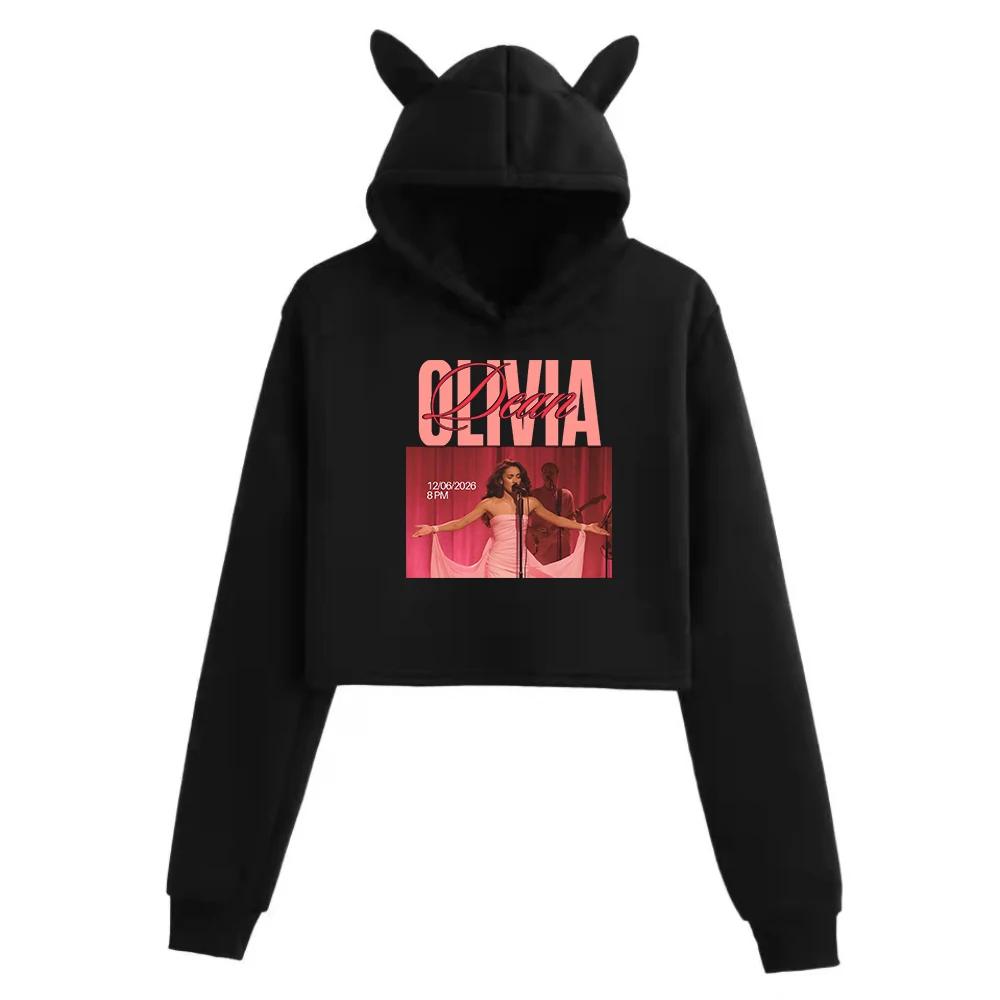 

Свитшот The Art Of Loving Olivia Dean 2026 Tour, укороченный топ с длинными рукавами, модная толстовка для девочек