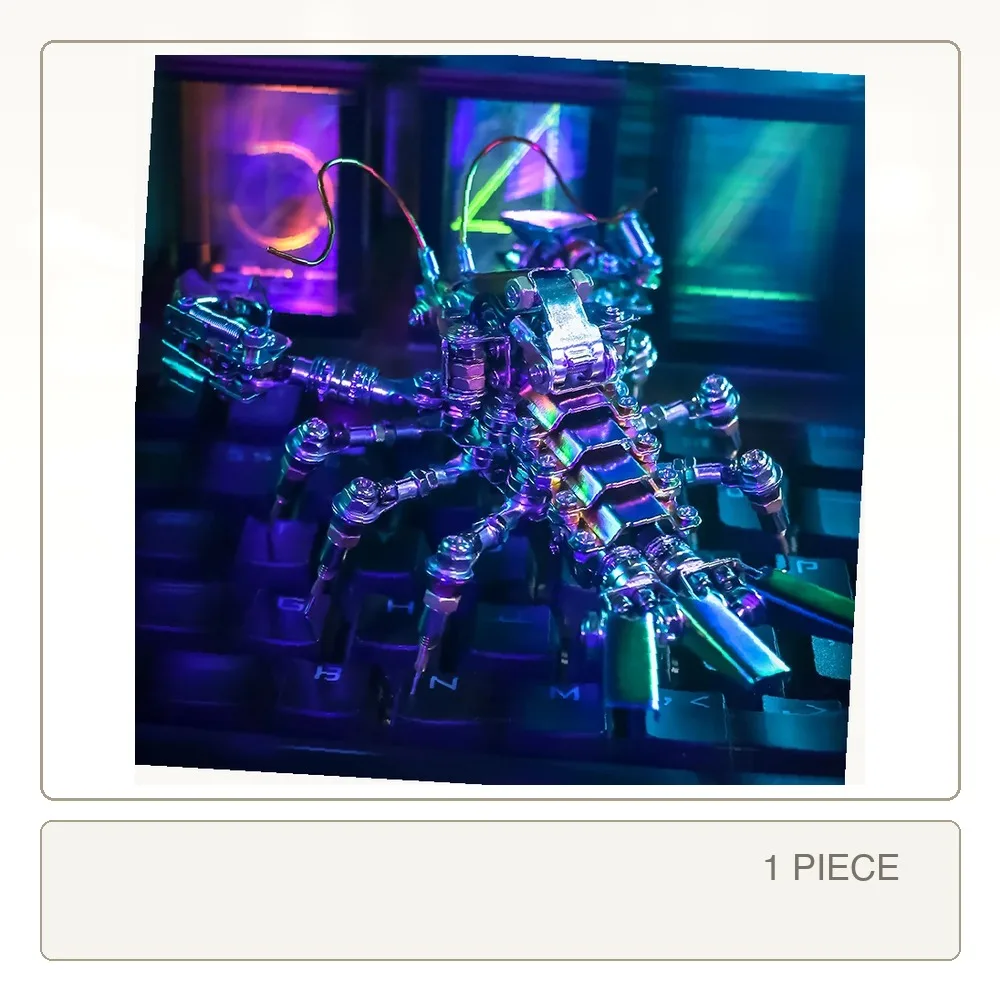 471PCS crayfish 3D magnetic attraction three-dimensional building block assembly metal model DIY handmade birthday Collectible