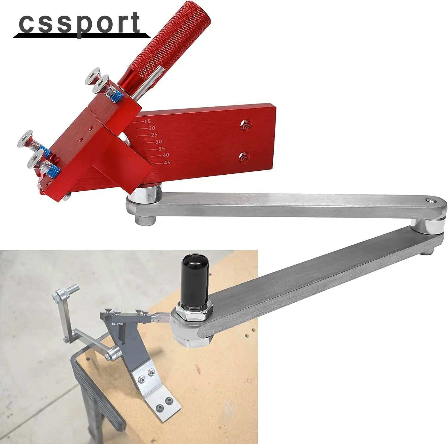 

Точилка, модель 5005, точилка для лезвий газонокосилки, 15 ° -45 ° Регулируемый для прямых