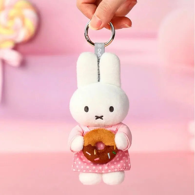 Vipo X Miffy Offizielle Bäckerei-Serie Plüsch-Schlüsselanhänger Blind Box / Charm Blind Box - Modisches Trendspielzeug Geburtstagsgeschenk für Mädchen