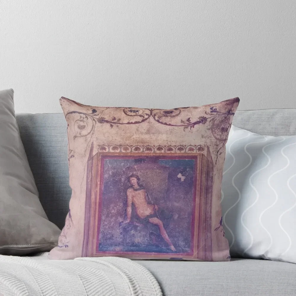 Narcissus Fresco, Pompeii Throw Pillow Throw Pillow Covers Couch Pillows pillow